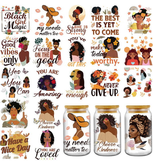 Black girl magic decals (assorted)