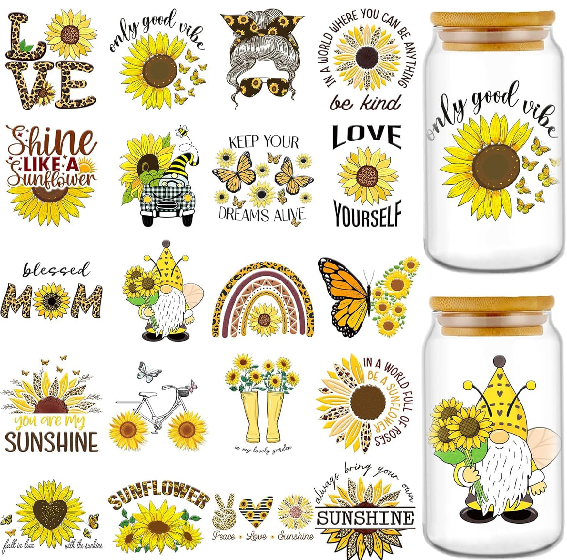Sunflower 🌻 Decals (assorted)